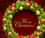 Christmas Wreath Vector